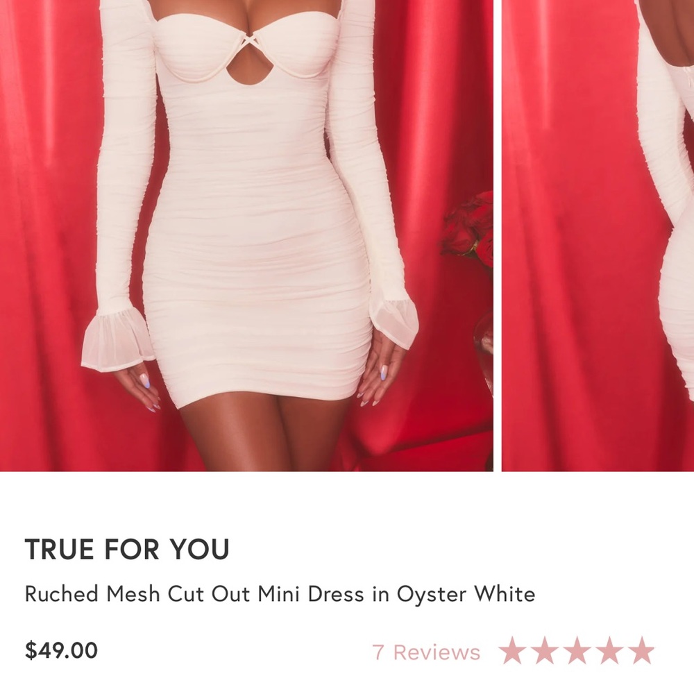 This dress is from oh Polly, the size is 0. Never used